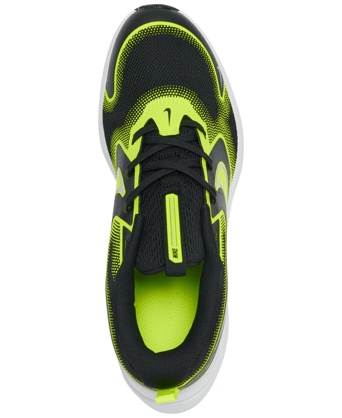 Nike Big Kids Cosmic Runner Running Sneakers From Finish Line In Black,white