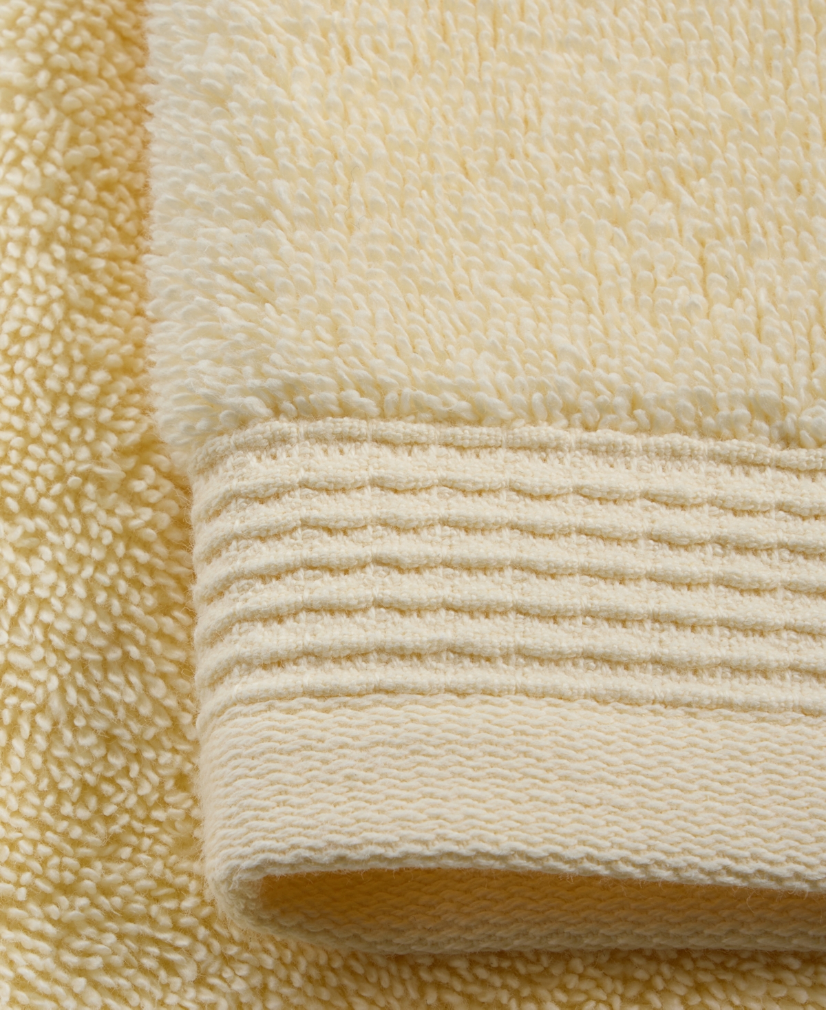 Charter Club Signature Washcloth, 13" X 13", Exclusively At Macy's In Buttercup