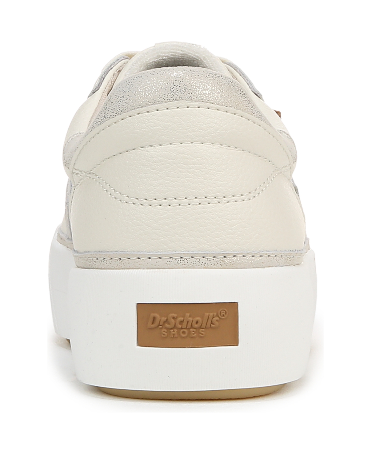 Shop Dr. Scholl's Women's Young And Free Lace Up Platform Sneakers In Off White Leather