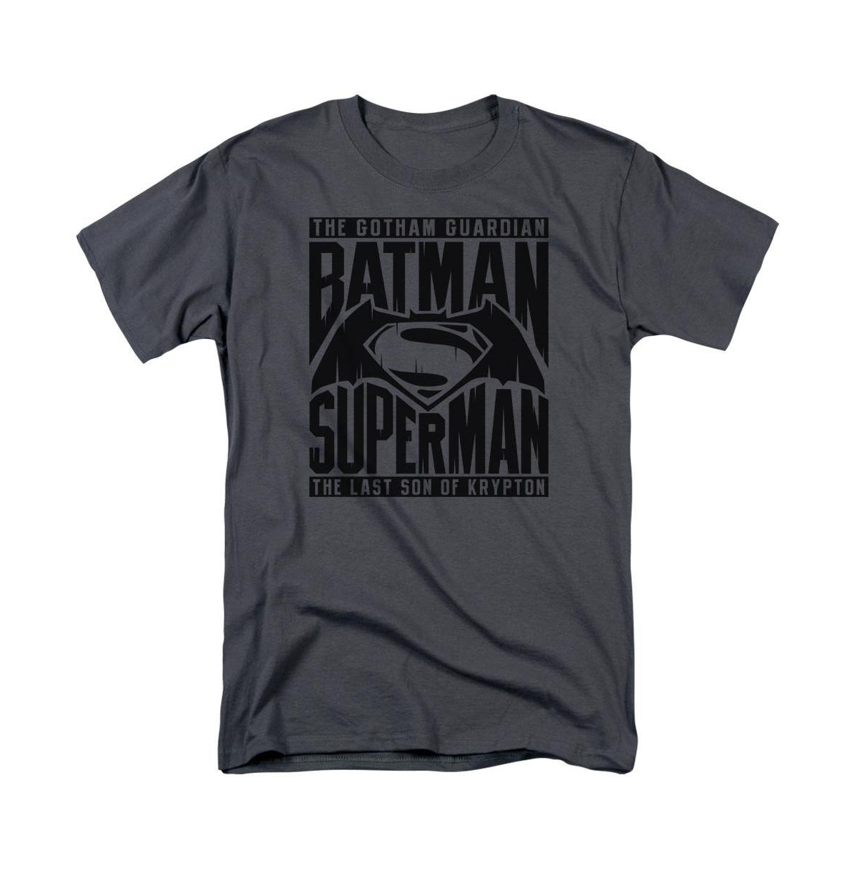 Mens Title Fight Short Sleeve Adult Tee / T-Shirt - Charcoal