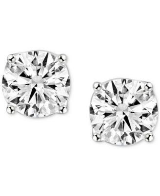 IGI Certified Diamond Stud Earrings (4 ct. t.w.) in 14K White Gold