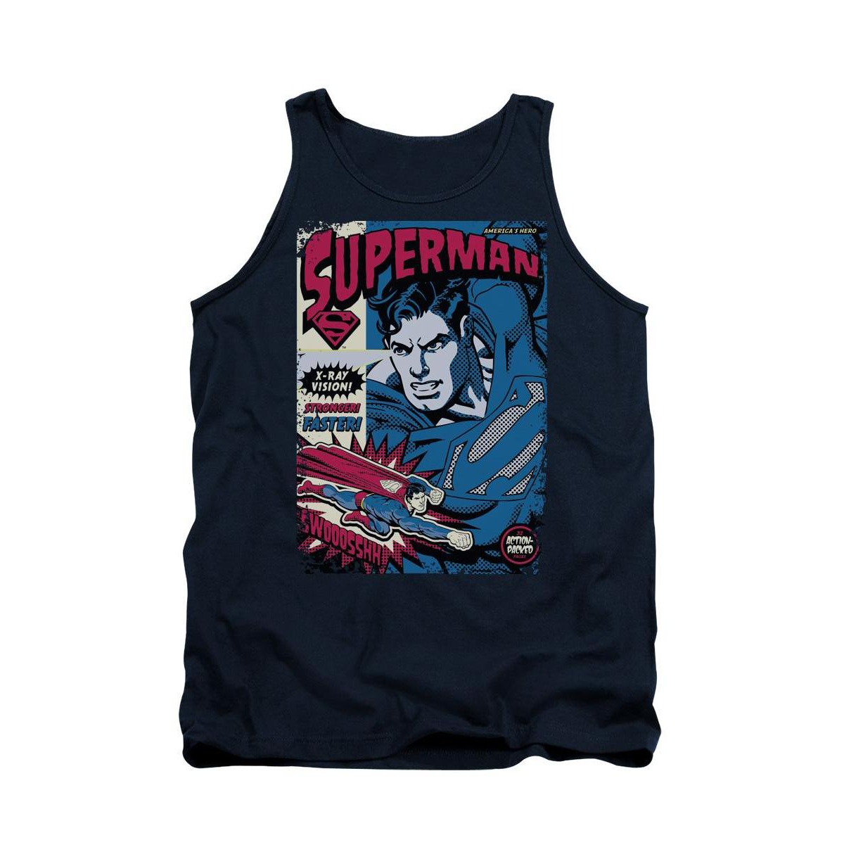 Men's Action Packed Adult Tank Top - Navy