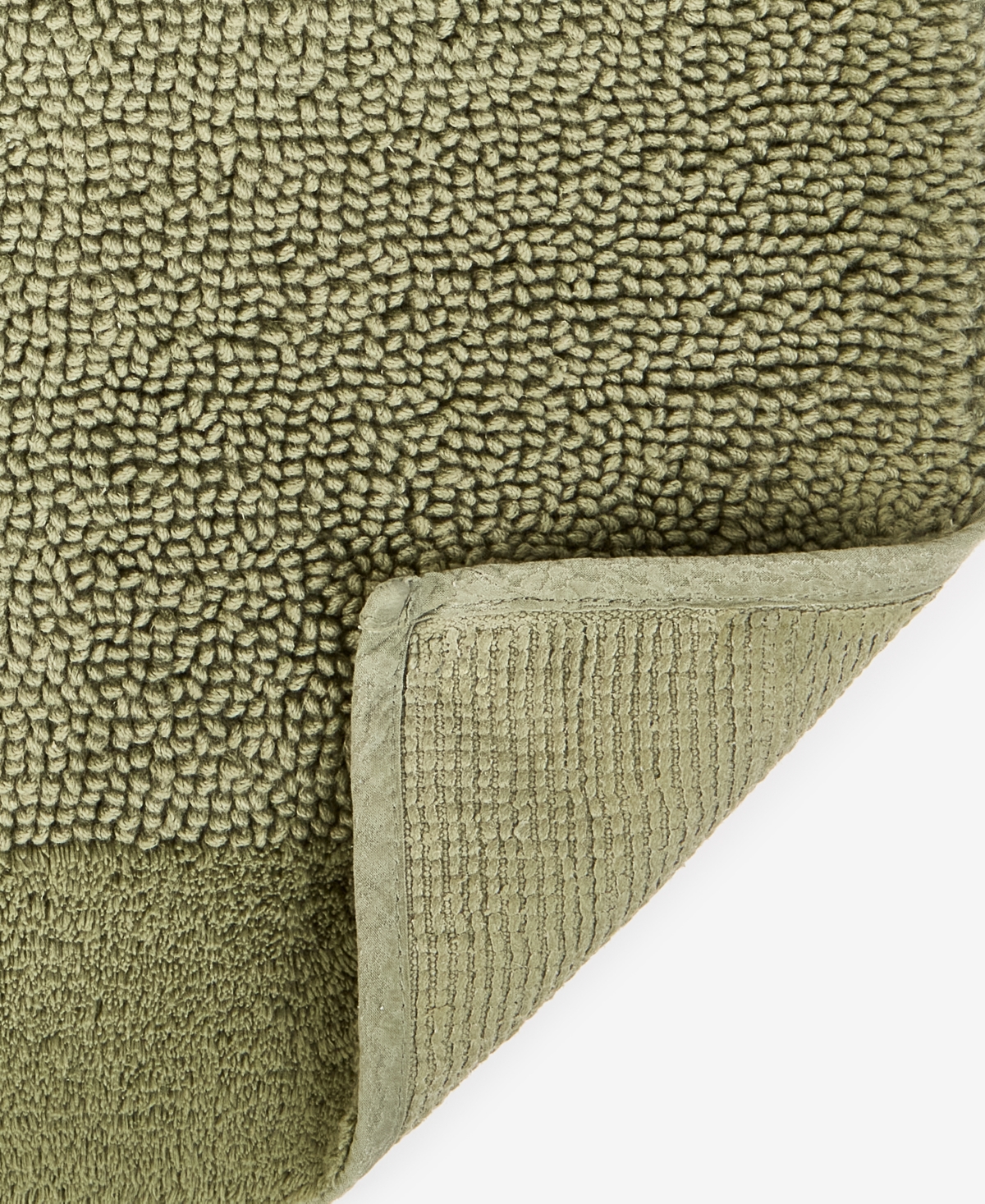 Arch Studio Cotton Bath Rug, 20" X 30", Exclusively At Macy's In Olive