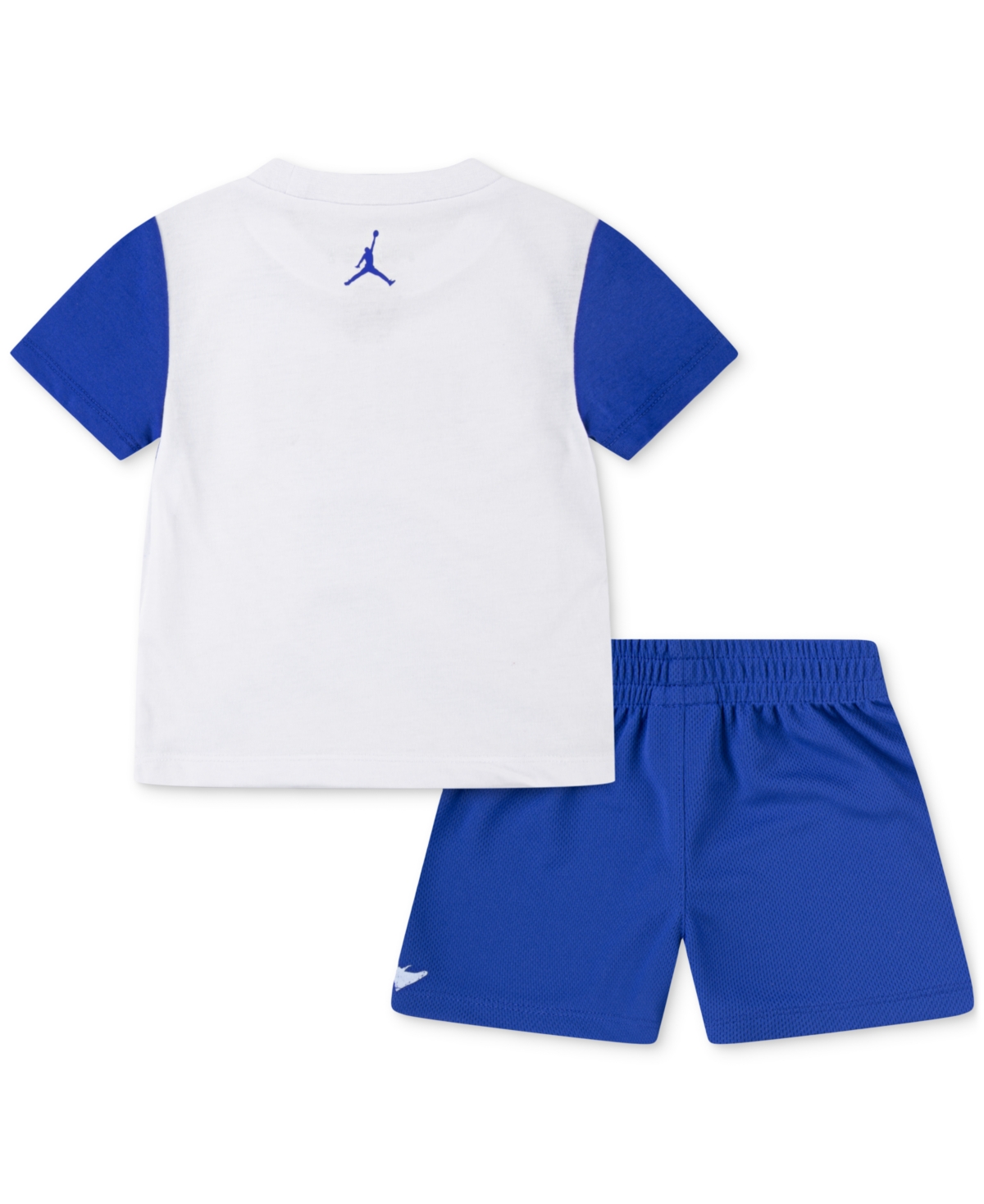 Shop Jordan Baby 1984 Jumpman T-shirt & Shorts, 2 Piece Set In Racer Blue