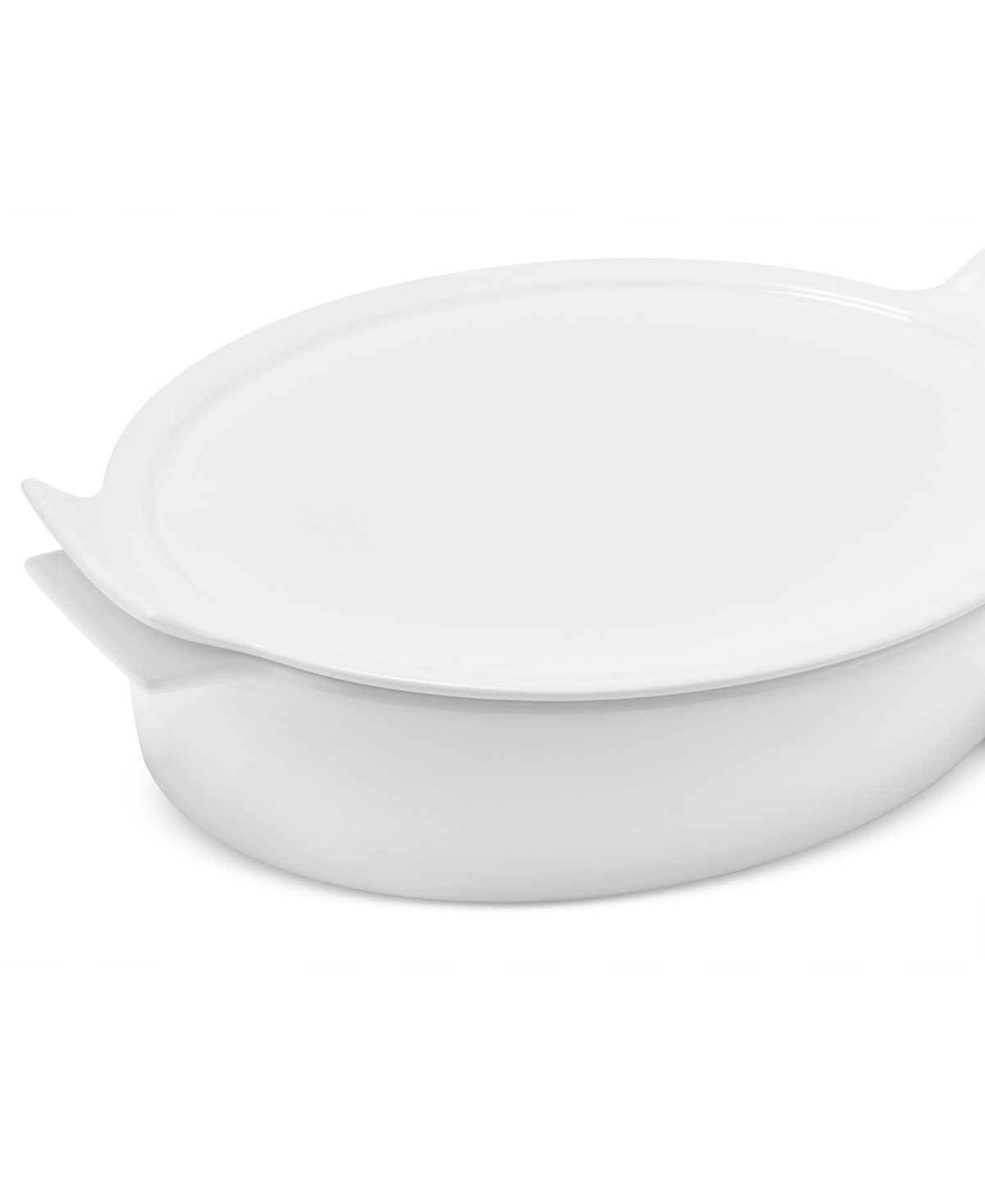 The Cellar James Oval Baker With Lid, Exclusively At Macy's In White