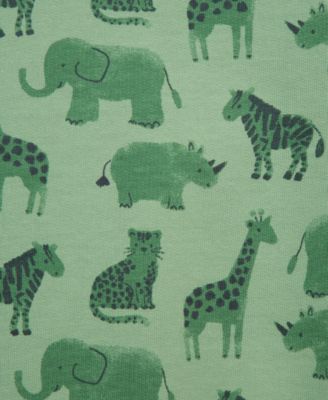 Baby Boys Safari Cotton Active Sweatshirt & Shorts, 2 Piece Set 