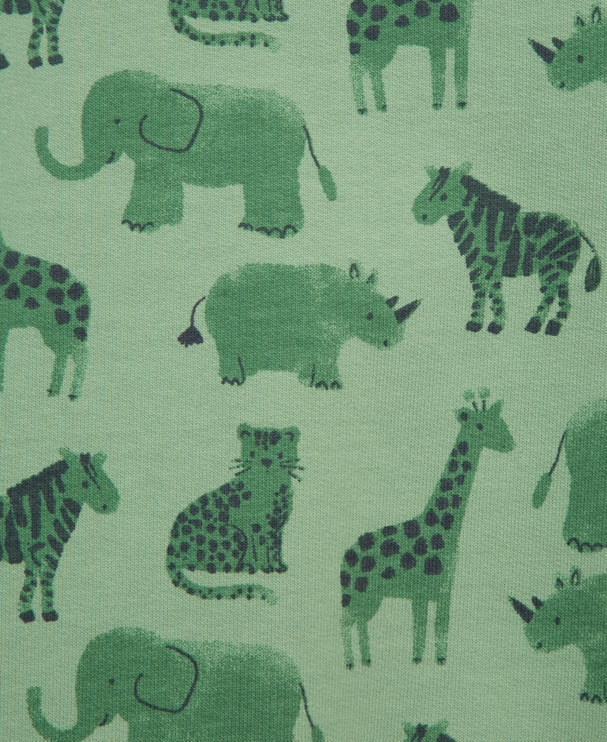 Little Me Baby Boys Safari Cotton Active Sweatshirt & Shorts, 2 Piece Set In Green