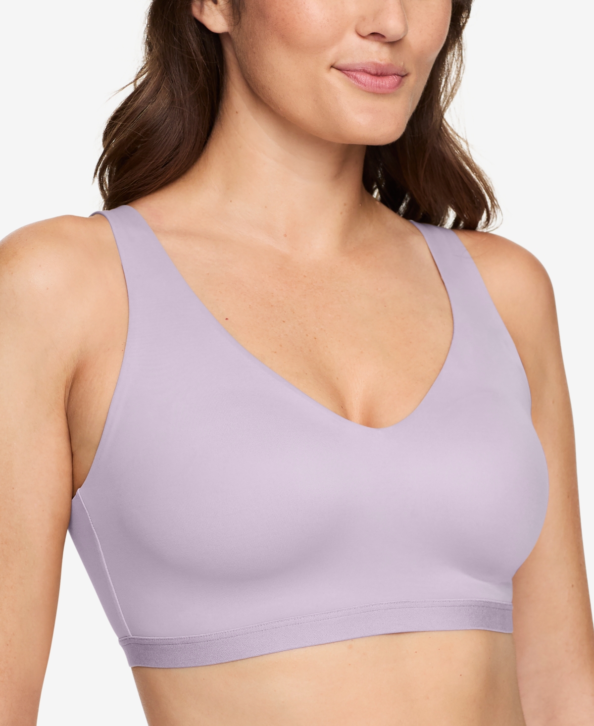 WARNER'S WARNERS CLOUD 9 SUPER SOFT, SMOOTH INVISIBLE LOOK WIRELESS LIGHTLY LINED COMFORT BRA RM1041A 