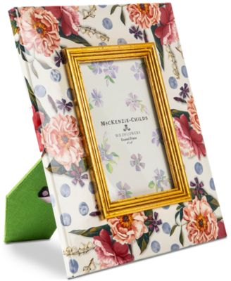 Wildflowers Enamel Frame, 4" x 6"