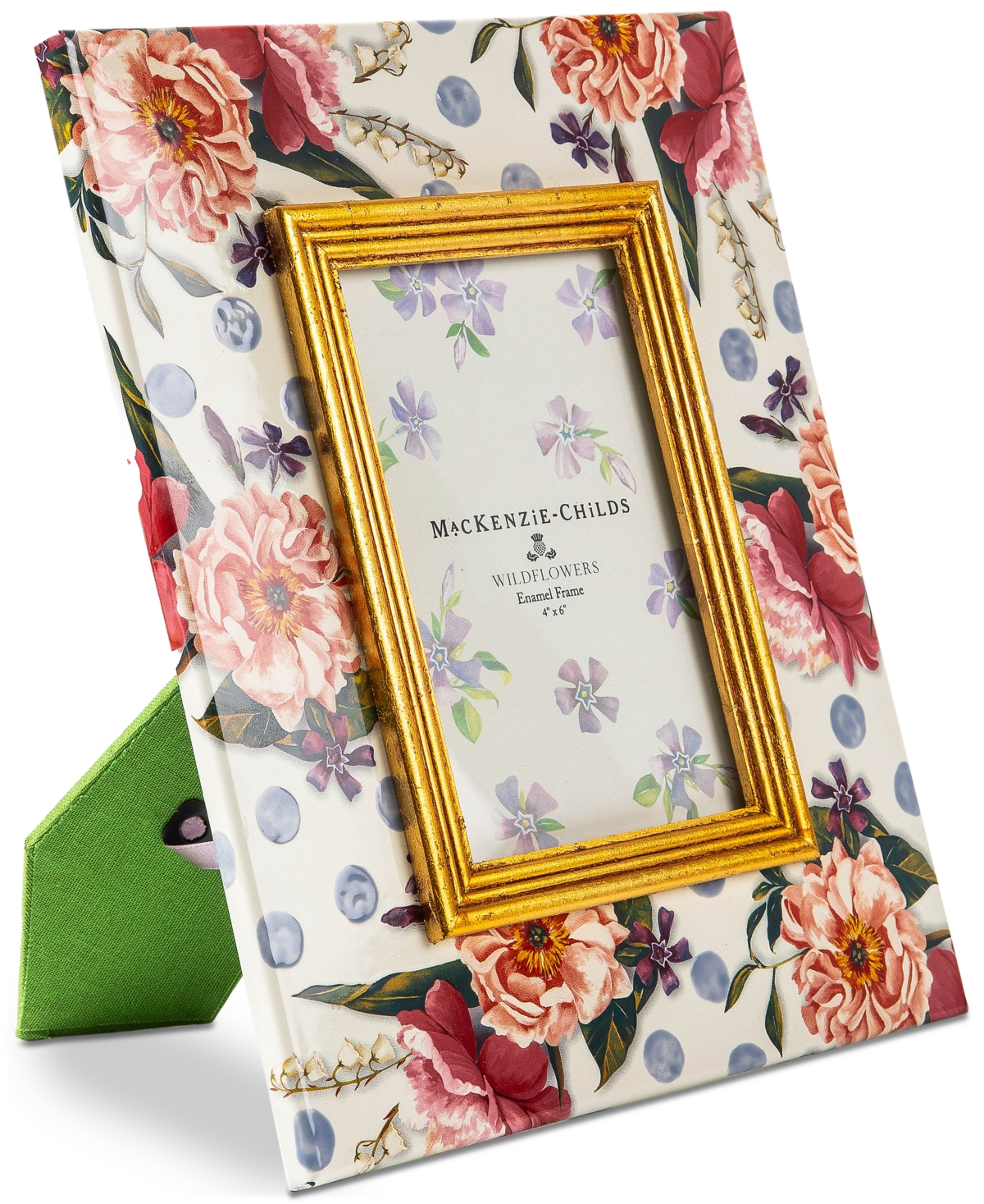 Mackenzie-childs Wildflowers Enamel Frame, 4" X 6" In No Color