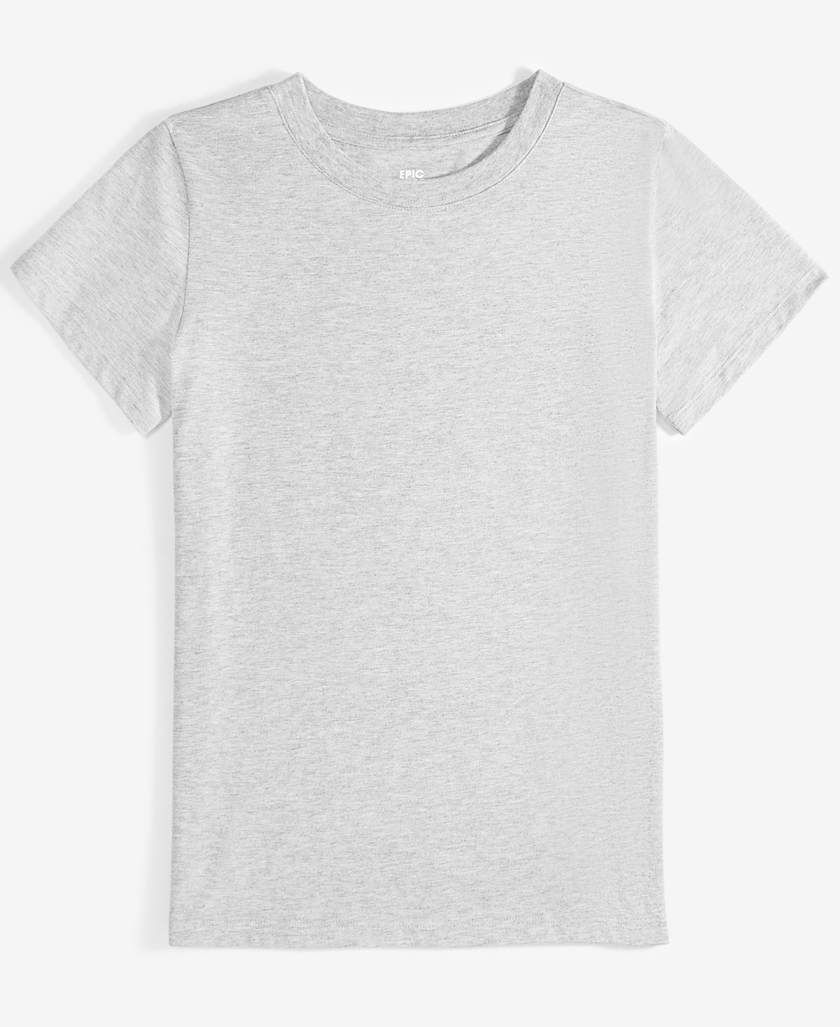 Epic Threads Little And Big Boys Solid T-shirt, Created For Macy's In Sterling Hthr