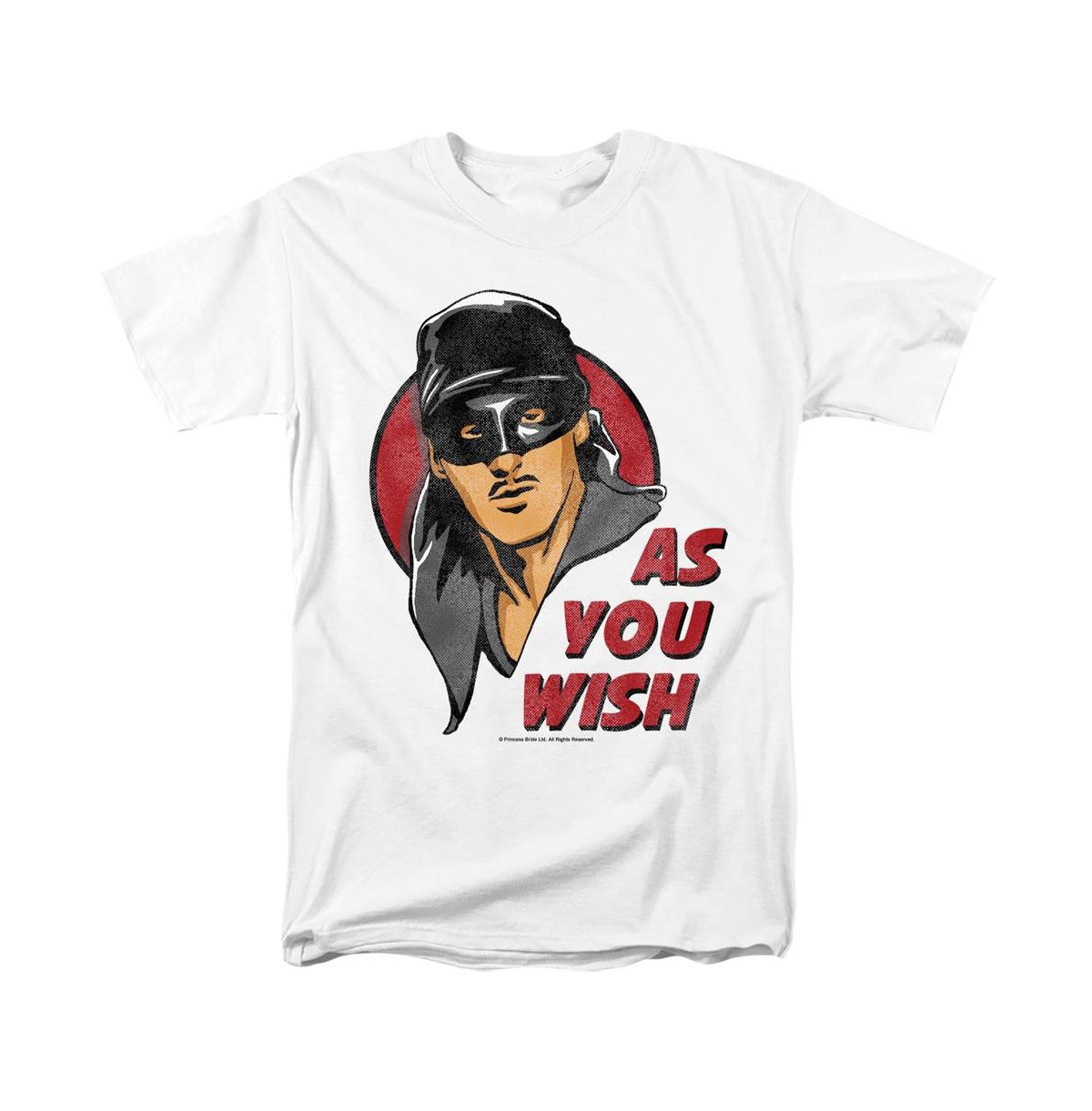 Men's As You Wish Short Sleeve Adult Tee / T-Shirt - White