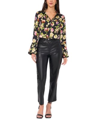 Women's Floral-Print Blouse
