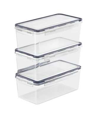 3 Pack (108oz/13.5cups) Airtight Food Storage Containers with Lids