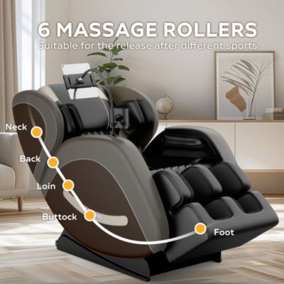 Massage Chair Recliner with Zero Gravity with Full Body Air Pressure 5 Preset Auto Modes