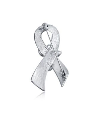 Set of 3 Awareness Ribbon Brooch Pins for Support and Solidarity