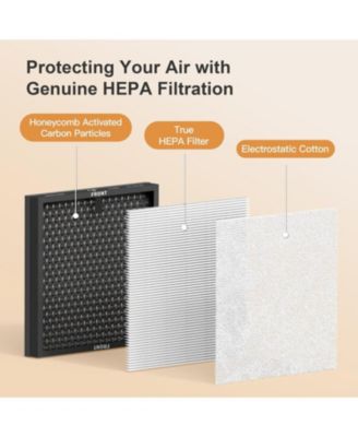 Air Purifier Replacement Filter, True HEPA Filter Compatible with Morento5866, Enhanced Version, 2 Pack