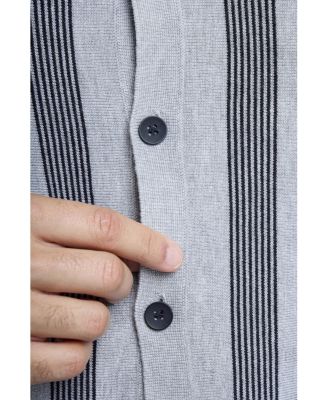 Men's Short Sleeve Sweater Knit Polo Shirt