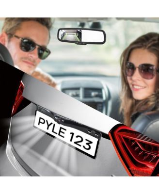 Car Camera & Rearview Mirror Display Kit, 4.3'' LCD, Waterproof Backup Camera