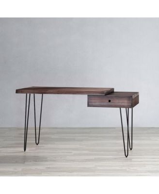Nature's Edge Solid Acacia Desk with Drawer