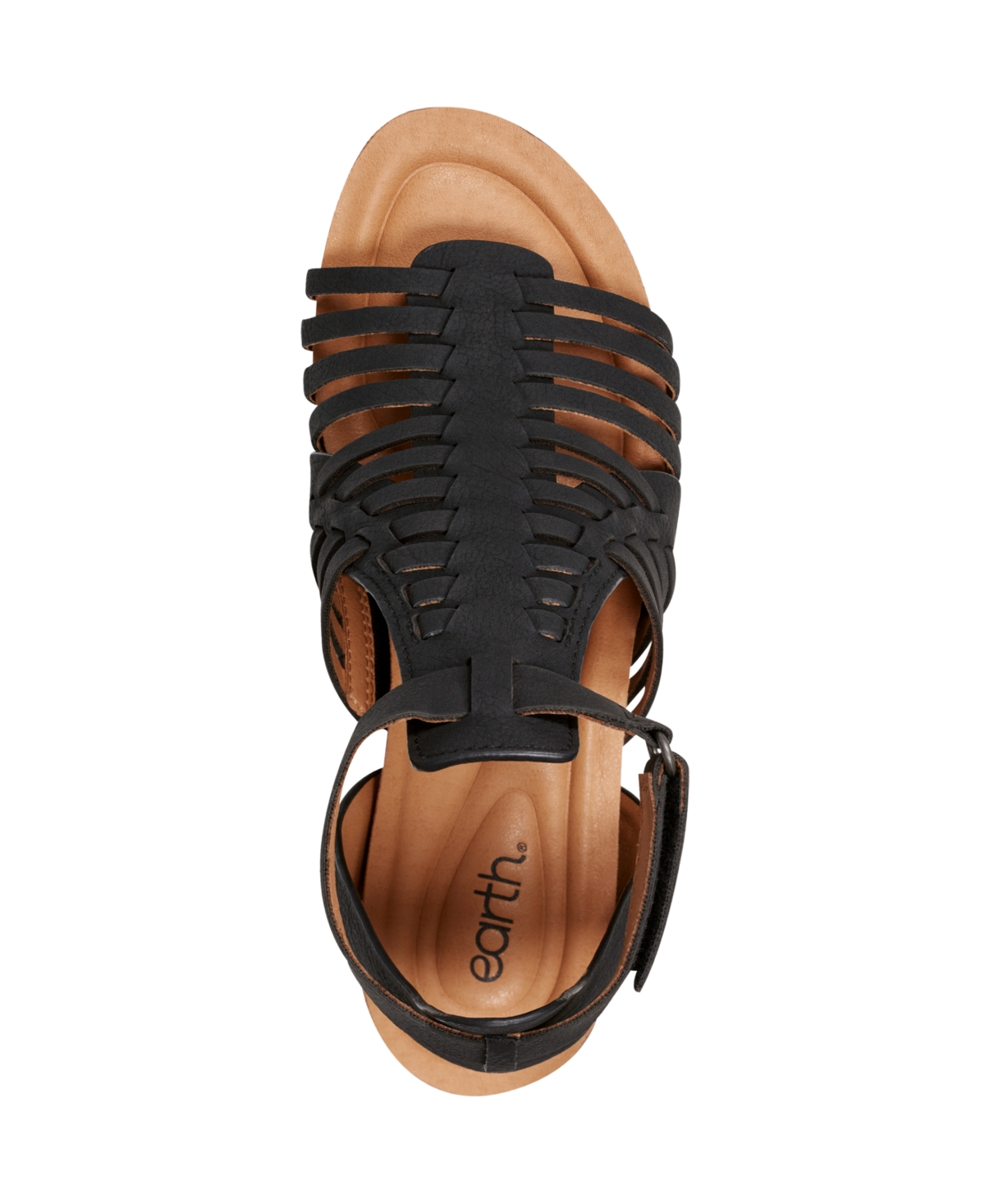 EARTH WOMEN'S HATTIE FISHERMAN WEDGE SANDALS 