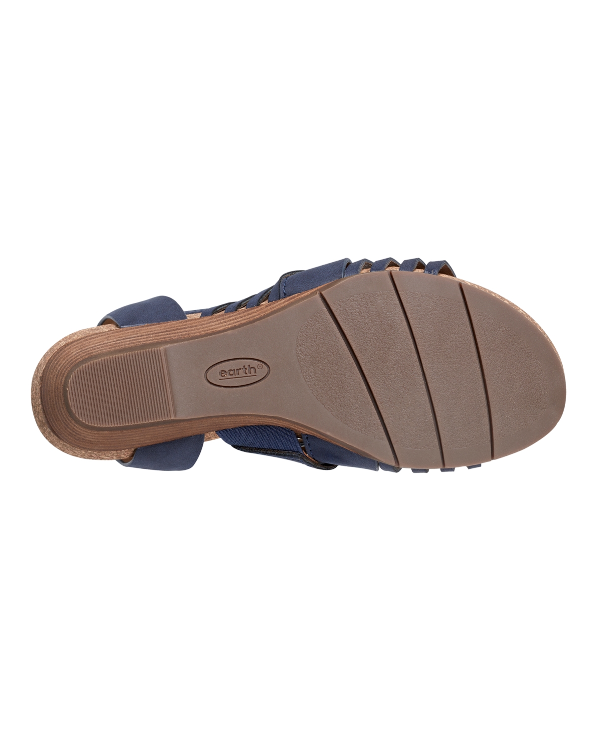 Shop Earth Women's Hattie Fisherman Wedge Sandals In Navy
