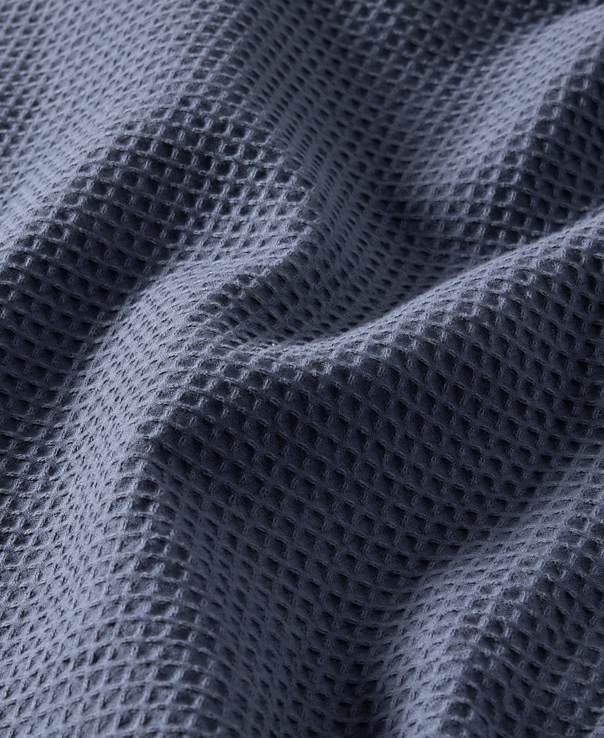 Arch Studio Waffle Cotton Blanket, Twin, Exclusively At Macy's In Blue