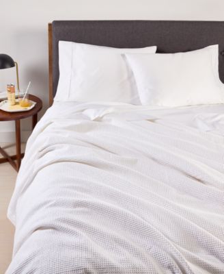 Waffle Cotton Blanket, Full/Queen, Exclusively at Macy's