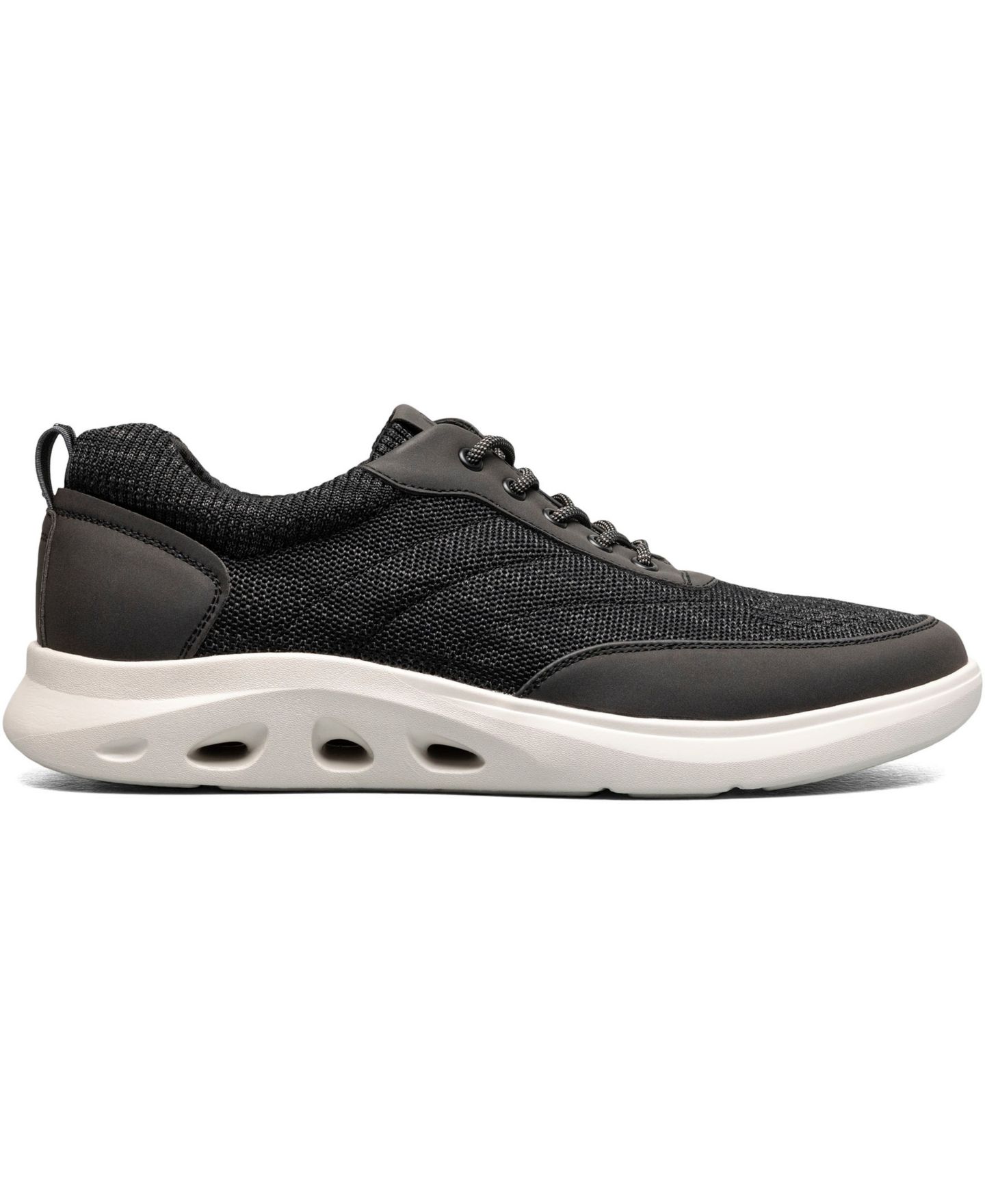 Мужские кроссовки Nunn Bush Ponte Knit Moc Toe, цвет: Чёрный — фото 2