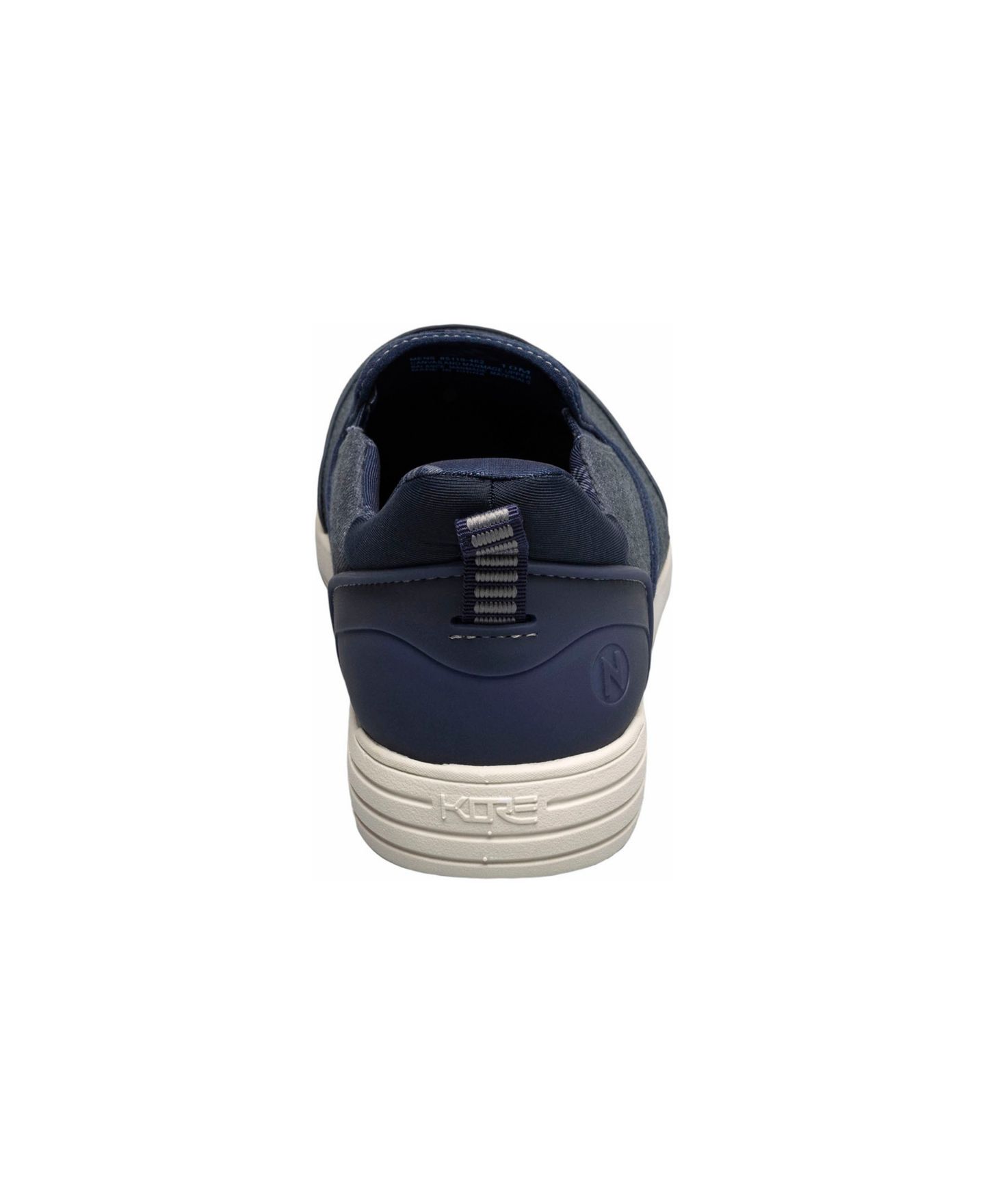 Мужские туфли Nunn Bush Kore City Walk EZ Canvas Slip On, цвет: Синий джинсовый — фото 6