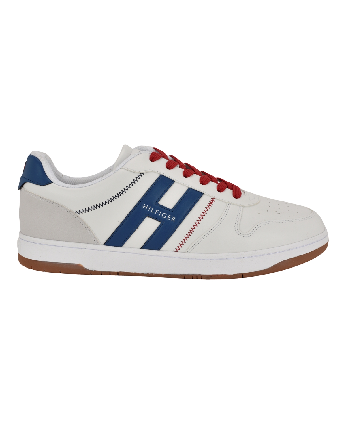 Tommy Hilfiger Men's Tilyas Stitch Detailed Sneakers In White