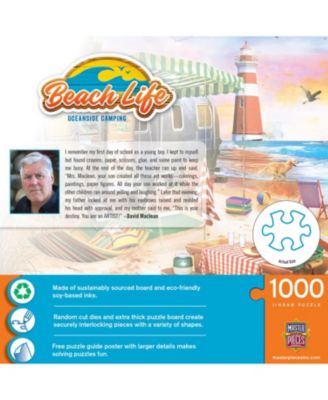 Beach Life - Oceanside Camping 1000 Piece Jigsaw Puzzle