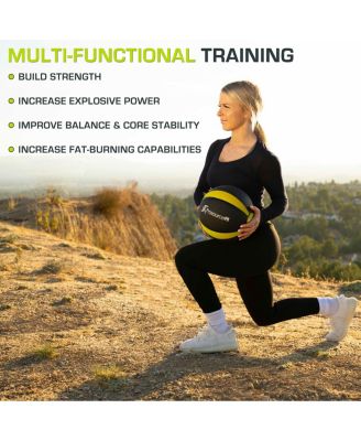 Rubber Medicine Ball, 6 lb