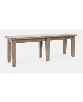 Prescott Park Modern Contemporary 52'' Solid Wood Dining Bench