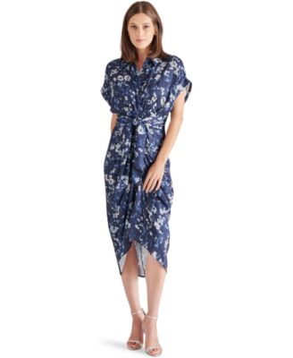 Steve Madden - Women's Tori Floral-Print Shirtdress