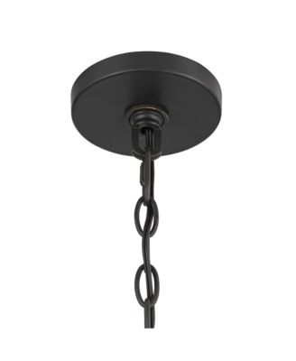 Julian 24" Rustic Pendant Ceiling Light Fixture Dining Room Over Table Dome 4-Light Brown Bronze Finish