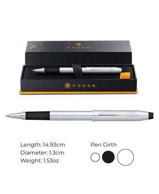 A.T. Cross Century II Lustrous Chrome with Polished Chrome Appointments Selectip Rollerball Pen