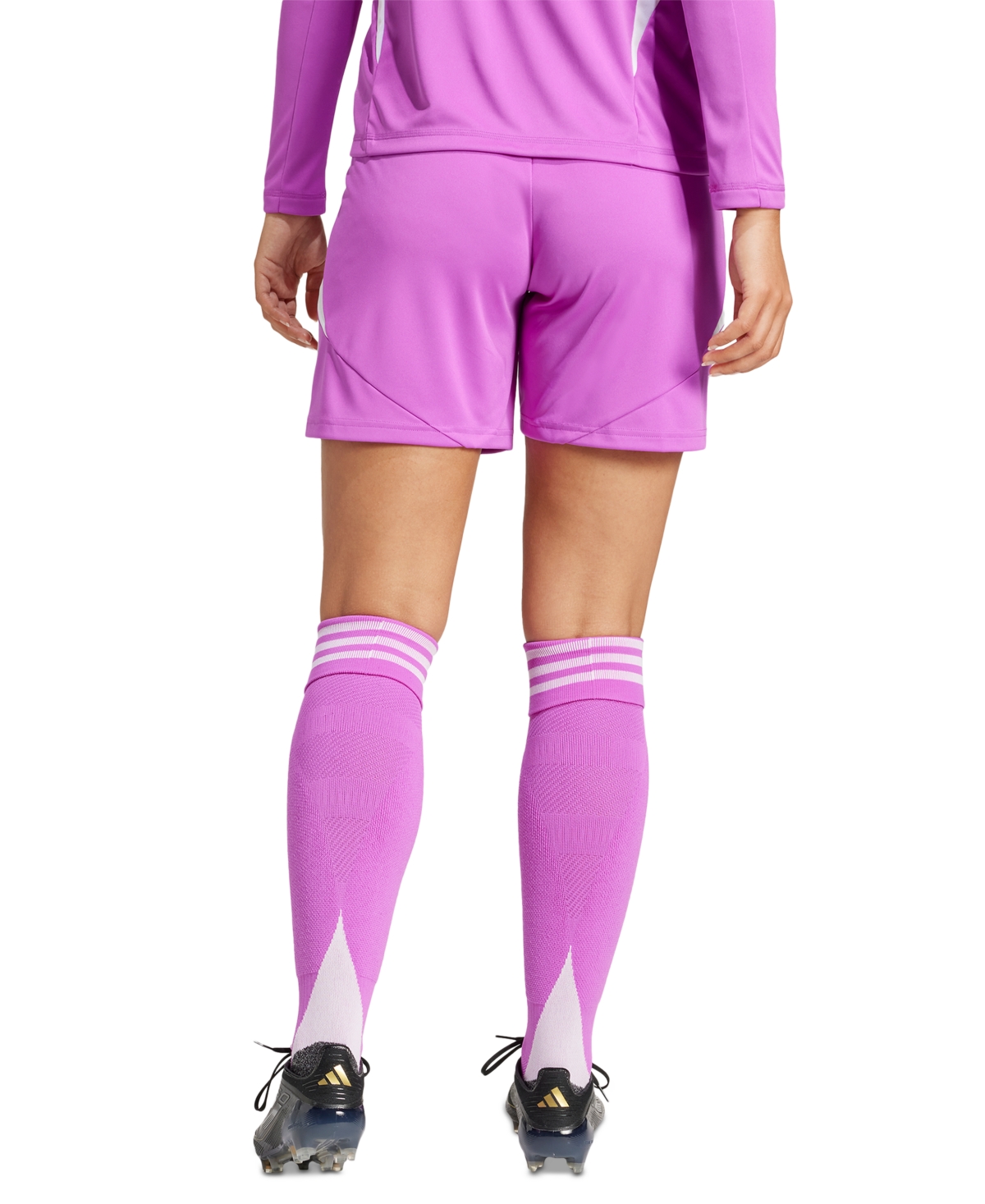 Shop Adidas Originals Women's Active Tiro 24 Performance Drawstring Shorts In Purple Burst