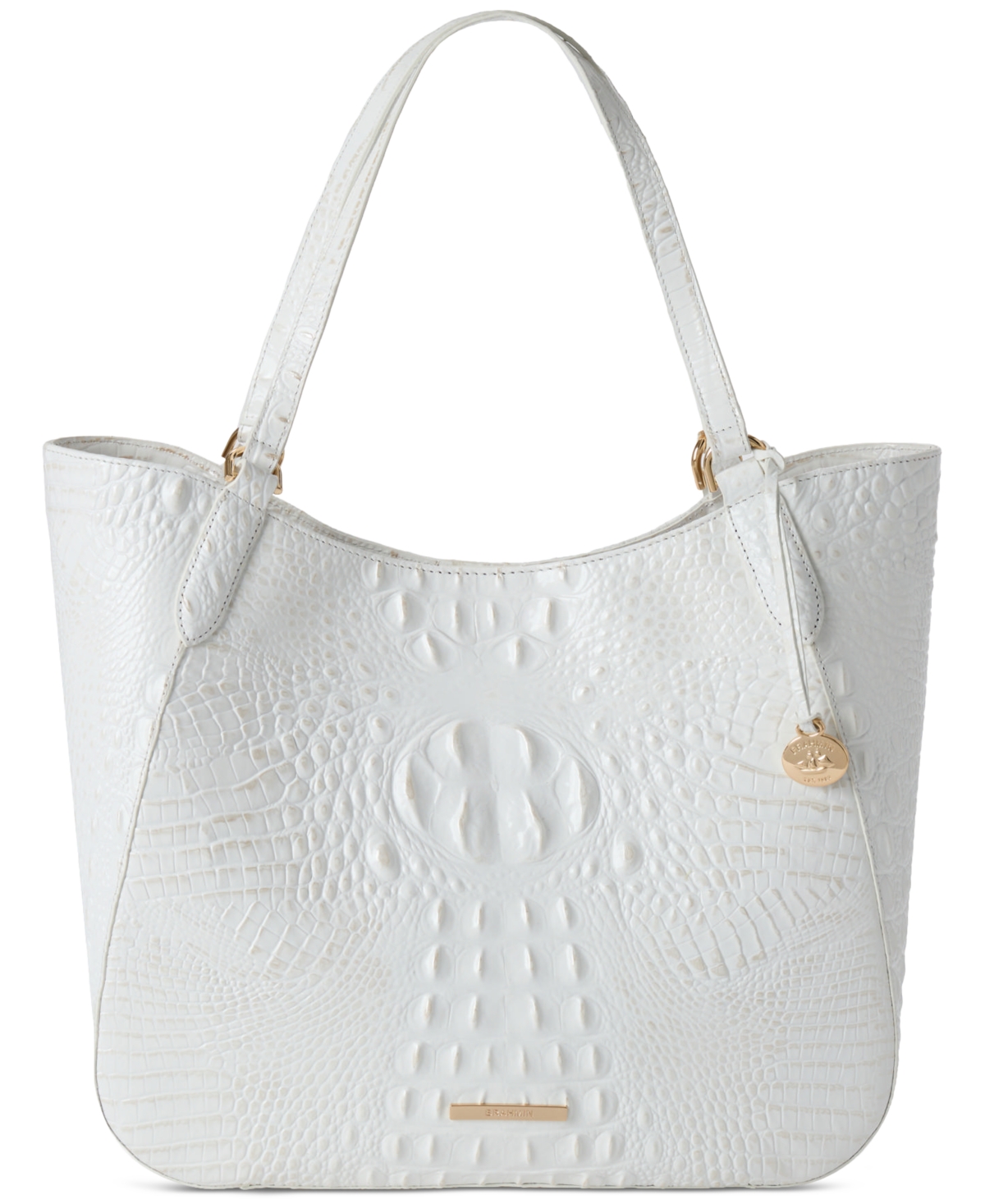 BRAHMIN ALIZA MELBOURNE LARGE LEATHER TOTE 