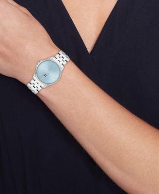 Women's Quartz Silver Tone Stainless Steel Bracelet Watch, 30mm