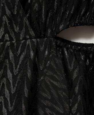 Women's Side Slits Detail Wrap Dress