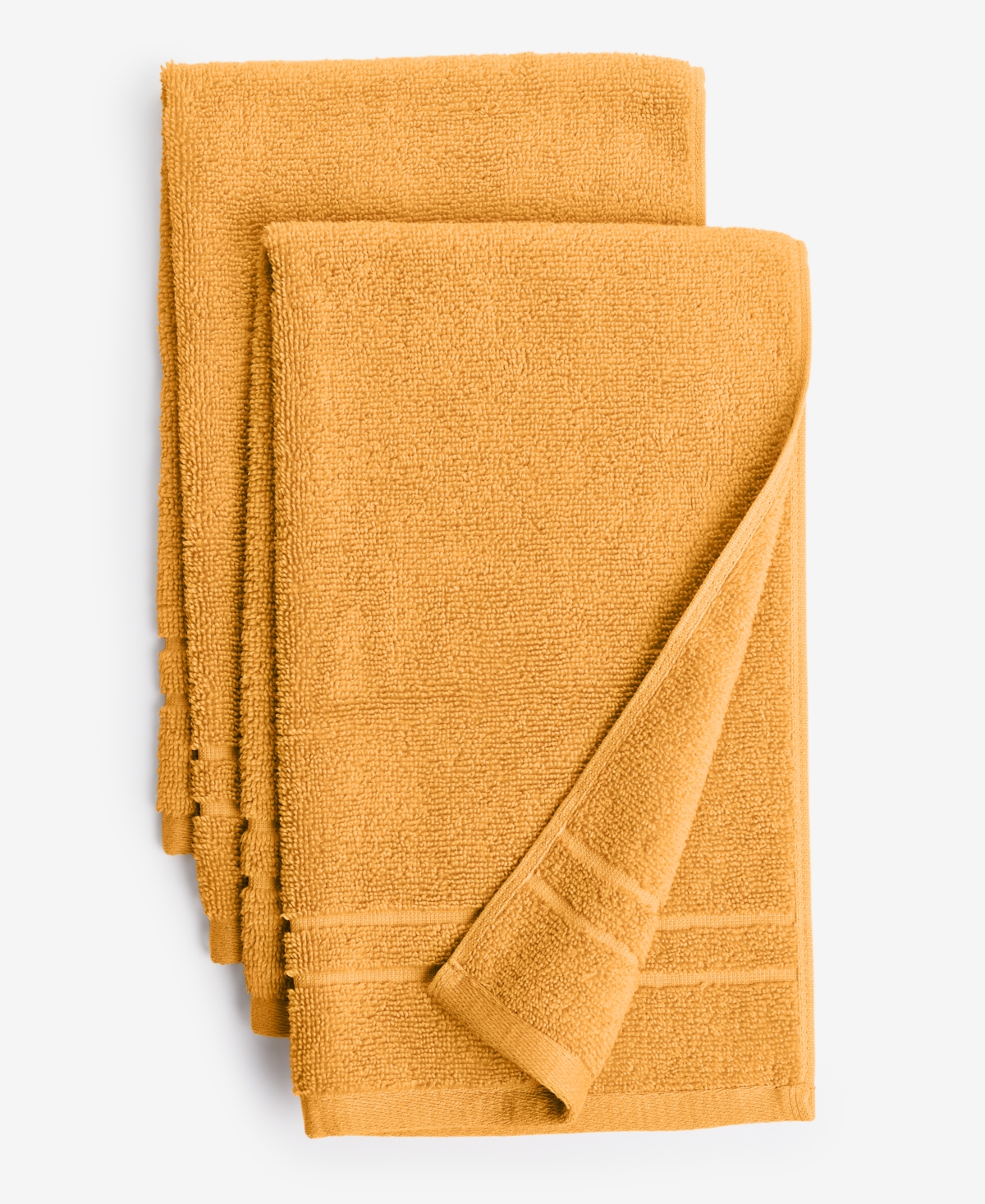 Arch Studio Quick Dry Hand Towel 2-pack, Exclusively At Macy's In Ochre