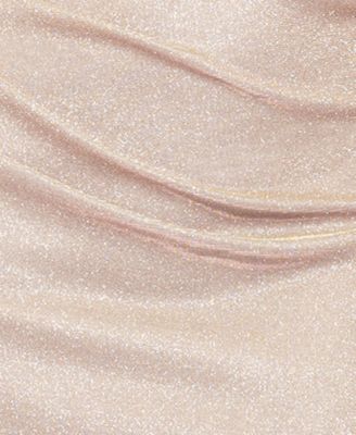 Petite Rosette One-Shoulder Gown 