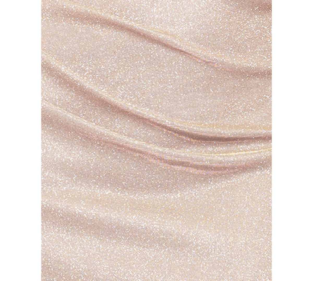 Shop Betsy & Adam Petite Rosette One-shoulder Gown In White,pink,gold