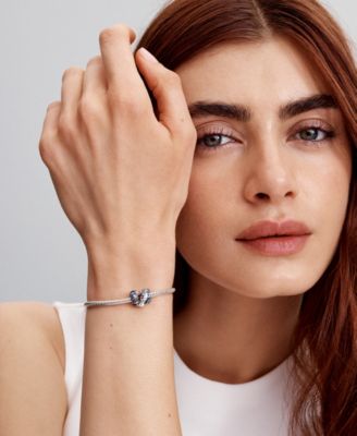 Sterling Silver Stranger Things Glow-in-the-Dark Heart Charm