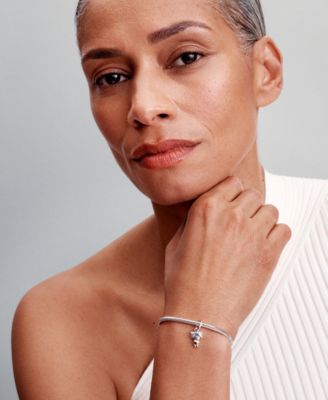 Two-Tone Happy Girl Dangle Charm