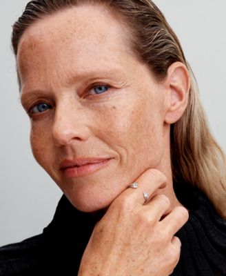 Sterling Silver Shooting Stars Open Ring