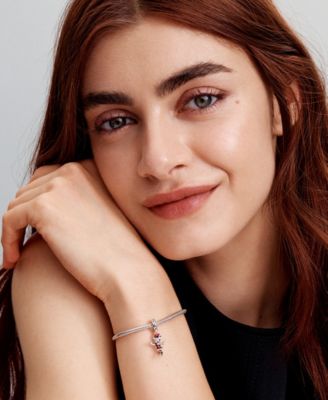 Minnie Mouse Ice Skating Dangle Charm