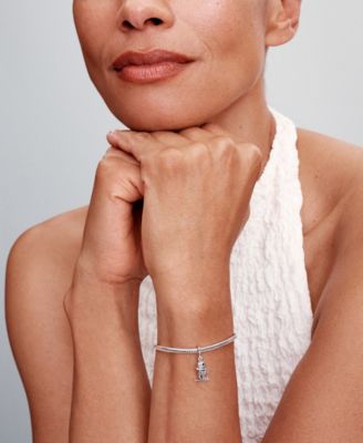 Sterling Silver Skier Dangle Charm