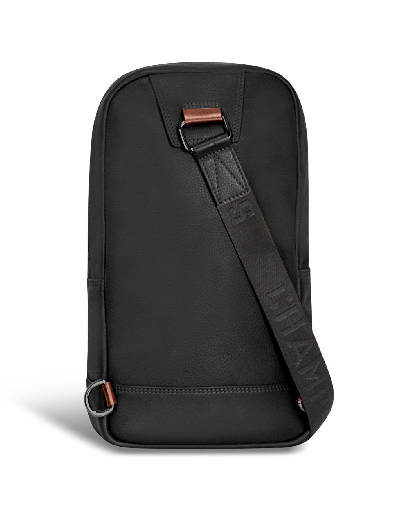 Сумка CHAMPS Onyx Leather Sling, цвет: Чёрный — фото 2